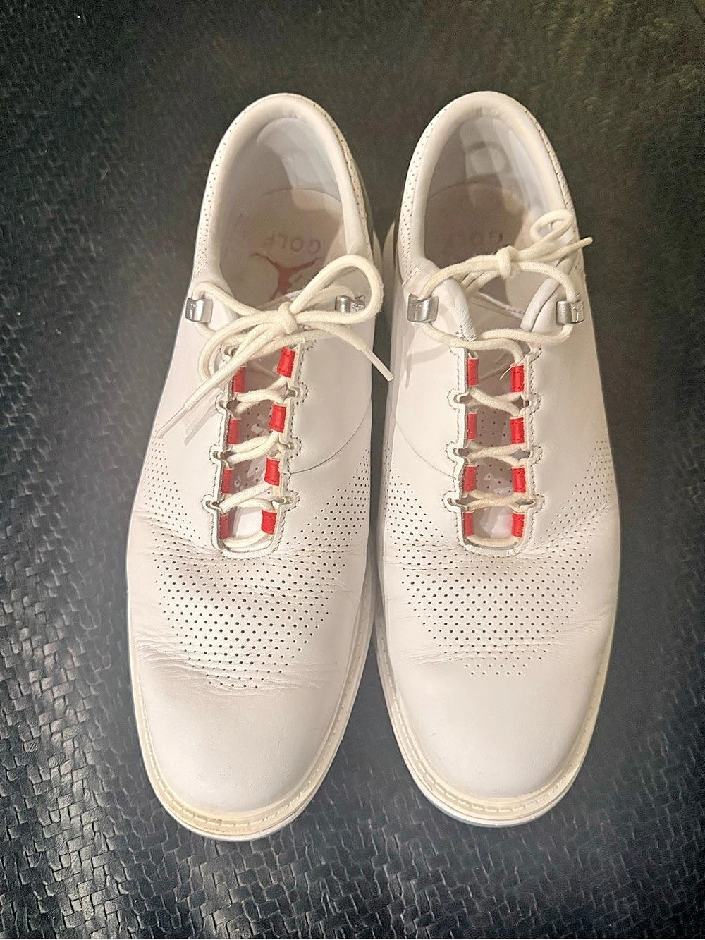 Nike Jordan 1 ADG 4 Golf Shoes White & Red US 11